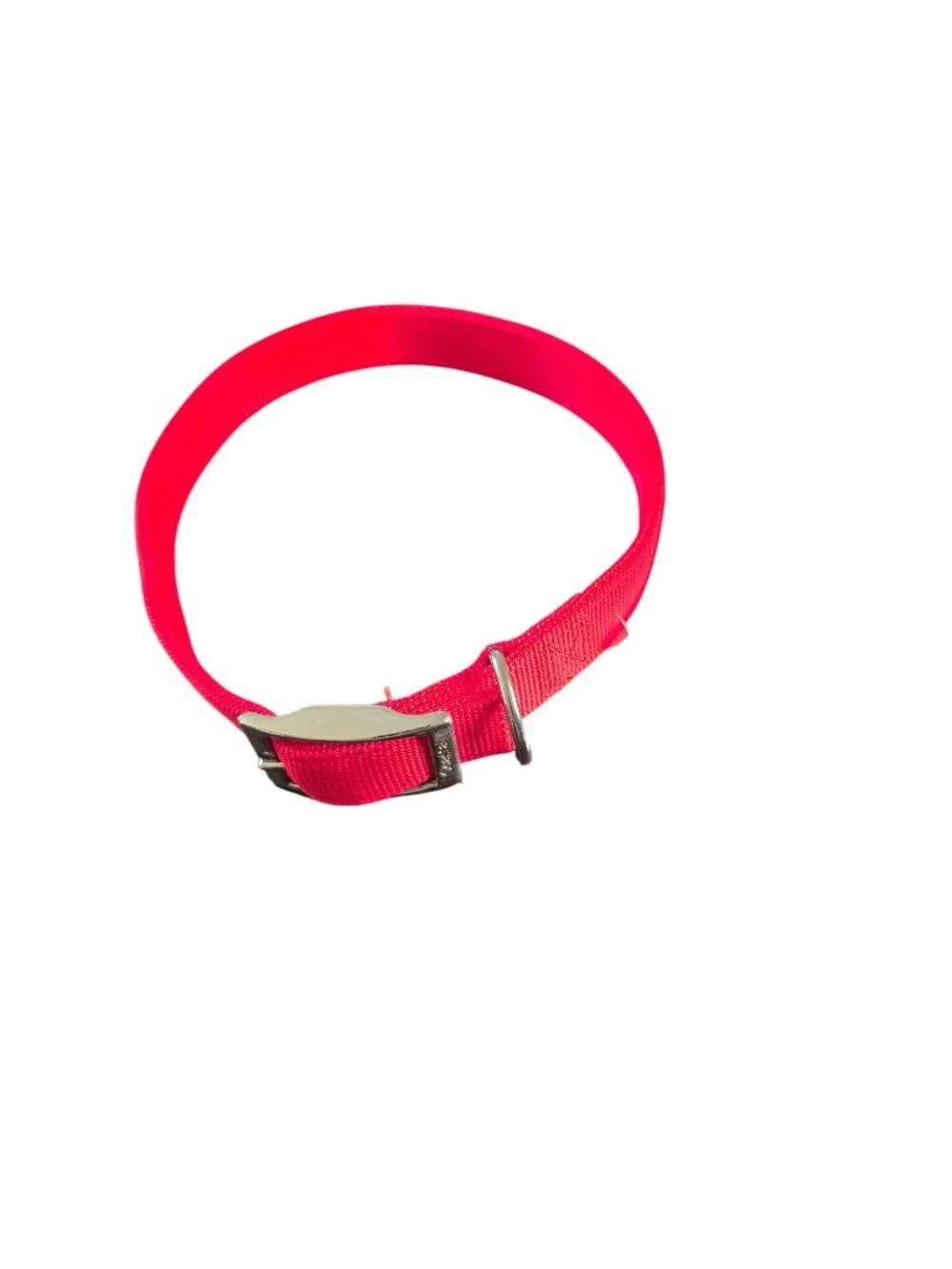 Coastal Dog Collar Adjustable Durable Nylon Red 22